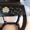 1920's Chinese Black Lacquered  Side Table 