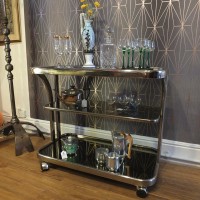 Art Deco 'Vintrad' Collection Drinks Trolley 