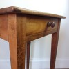 Mid-Century French Side Table With Drawer 
