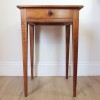Mid-Century French Side Table With Drawer 