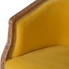 Mustard Velvet Vintage Style Chair