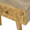 Nordic Carved Front Console Table