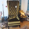 The Kingsman Green Velvet Chesterfield Porters Chair 